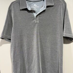 Tommy Bahama Gray Short Sleeve Golf Polo Shirt
